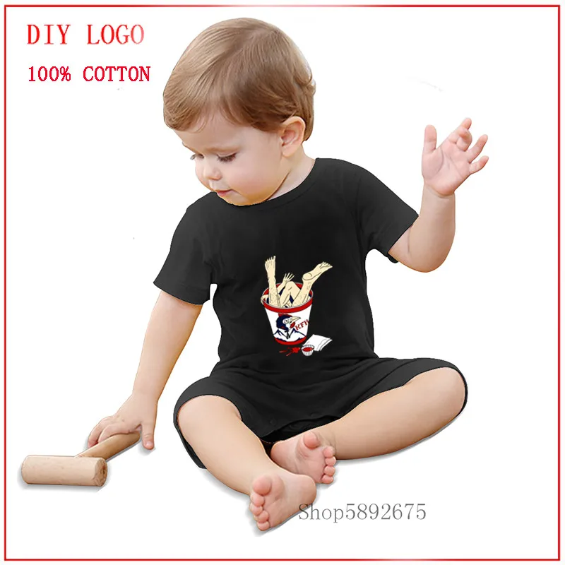 Latest design Fried Human Legs Vegan Vegetarian High Quality Summer New Style Short Sleeved Kids Baby Clothing Unisex Rompers |