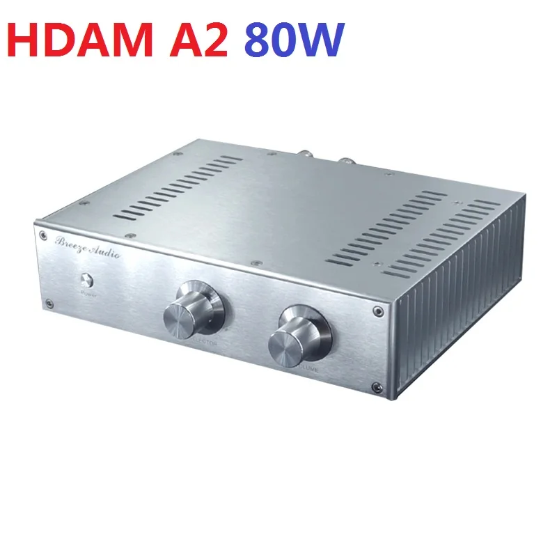 2019 New Breeze Audio A2 Golden Sealed Marantz HDAM A2 Design Class A Home Audio Power Amplifier 120W+120W/4ohms AC110V Option