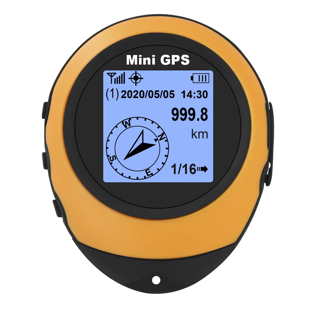 Mini Gps Navigation Receiver Tracker Handheld With Buckle Satellite Gps