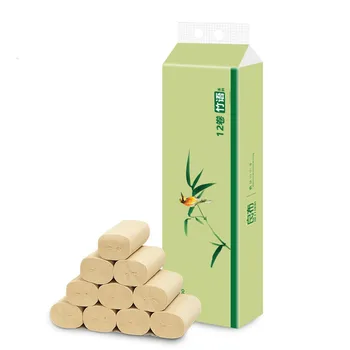 

Soft Toilet Paper Fast Shipping 12PC Paper Towels Soft Toilet Paper Household Paper Roll Tissue Paper Dropshipping ##4