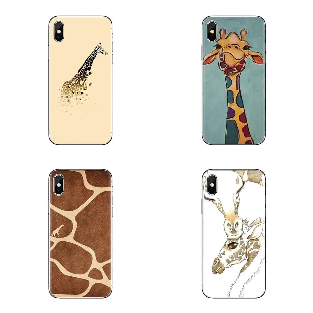 Мягкие прозрачные чехлы для Xiao mi 6 A1 Max x 2 5X 6X Red Note 5 5A 4X 4A A4 4 3 Plus Pro giraffe art |