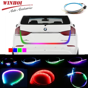 

LED Car Light Strip RGB Undercarriage Floating 72smd Dynamic Streamer Turn Signal Tail Warning Lights Luggage Compartment Light