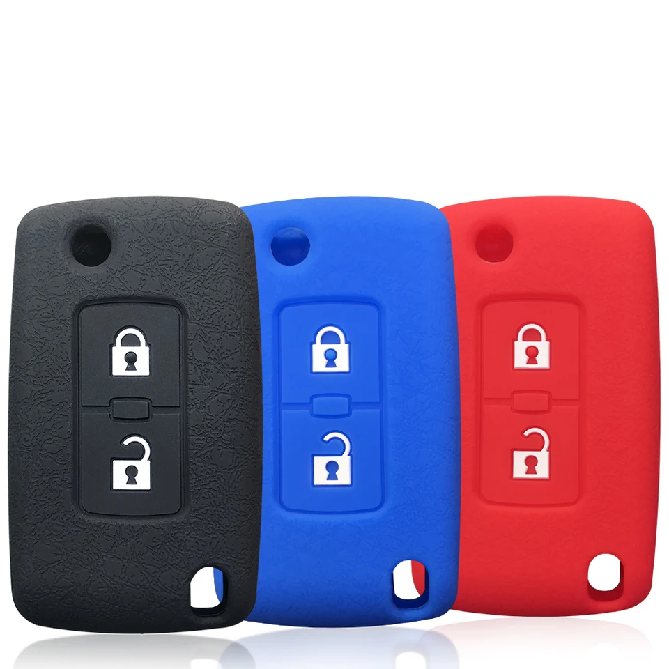 Chiave a scomparsa Telecomando Tasto chiave auto Telecomando 2 pulsanti VA2 Blank + Batteria per Citroen/Peugeot/FIAT