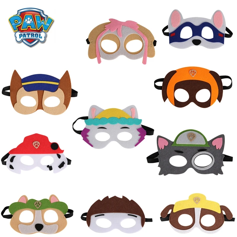 

Paw patrol role playing dog rescue toy suit mask cartoon character Halloween party decoration Christmas birthday gift boy girl