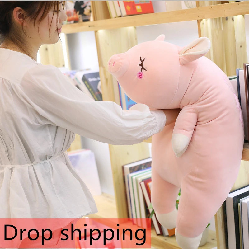 

Baby Adult Pig Doll Pillow Plush Toys Kids Soft Piggy Baby Bedding Sleep Cushion Children Birthday Gift Room Decor Drop Shipping
