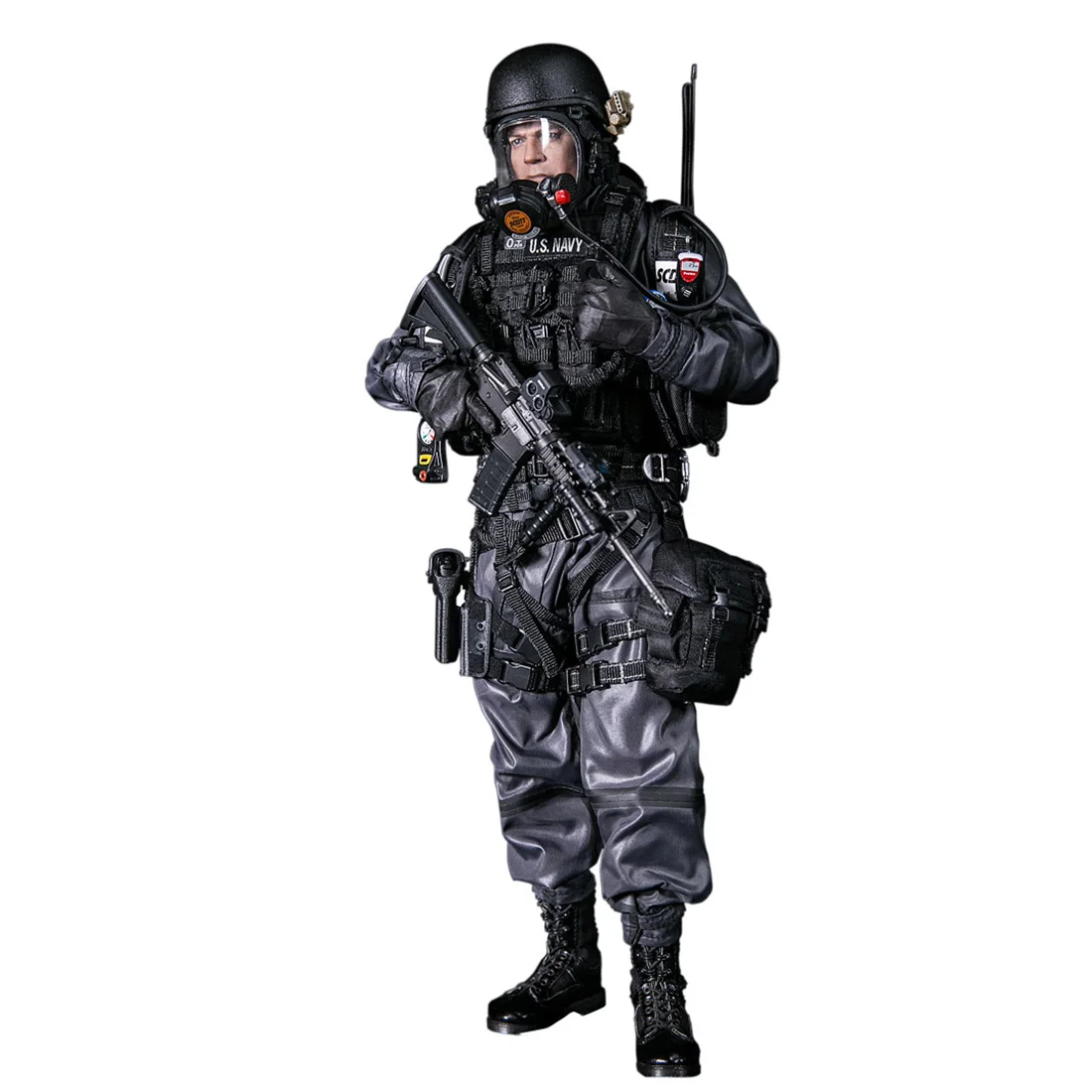 

Hot 1/6 30cm Soldier Model Suit Realistic Headsculpt DIY Handmade Soldier Navy Commanding Officer 78050 Action Figure Model Toys