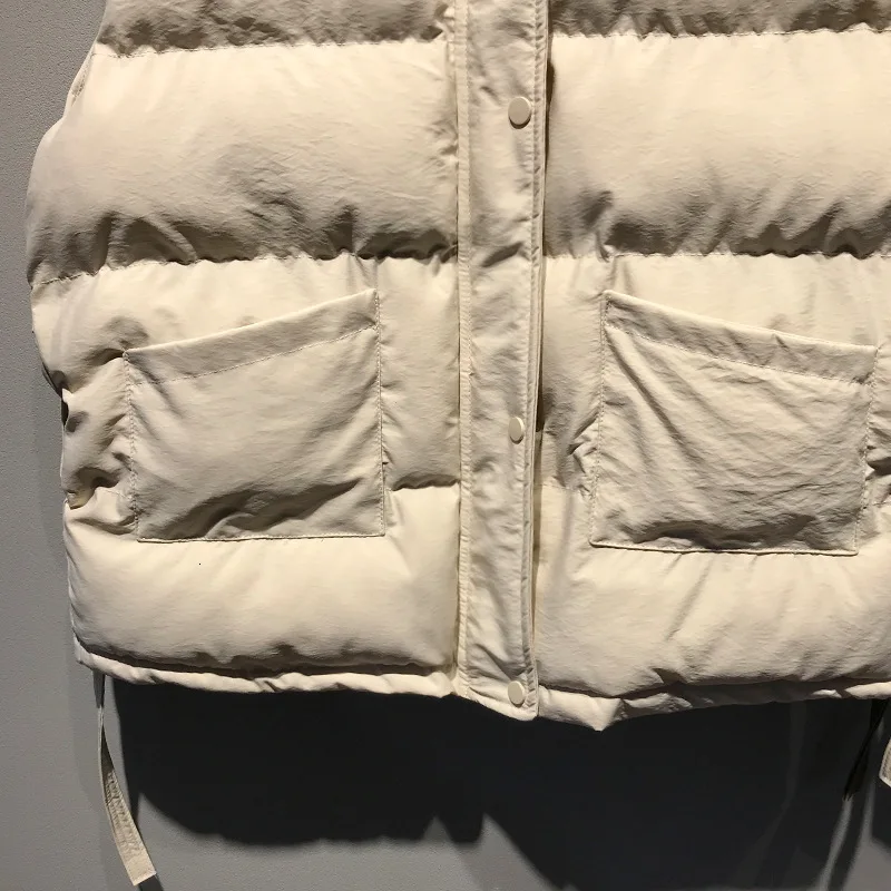 Зимние женские жилеты с хлопковой подкладкой, корейская мода, толстые теплые куртки, зимний жилет