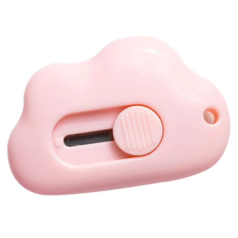 

Cute Cloud Color Mini Portable Utility Knife Paper Cutter Cutting Paper Razor Blade Office Stationery Escolar Papelaria