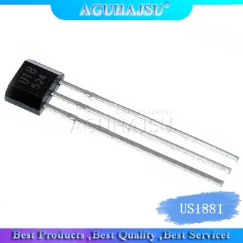 

10pcs U18 US1881 TO-92 OH188 1881 U18 TO92 Hall Effect Sensor Magnetic Detector Hall Sensor Motor