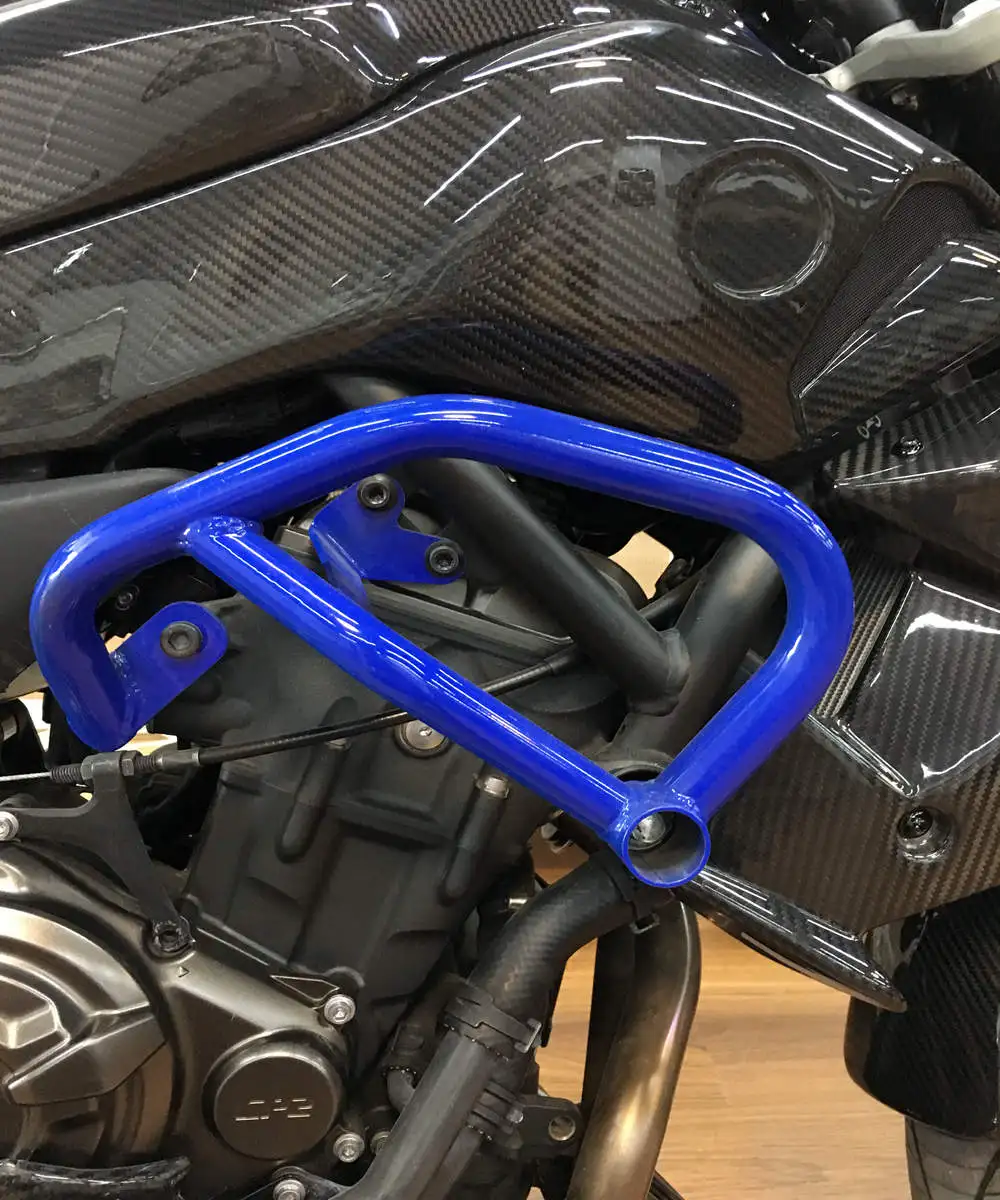 Мотоциклетный бампер двигателя для Yamaha MT07 FZ07 MT-07 FZ-07 Crash Bars протектор стальной Карш рамка Крышка