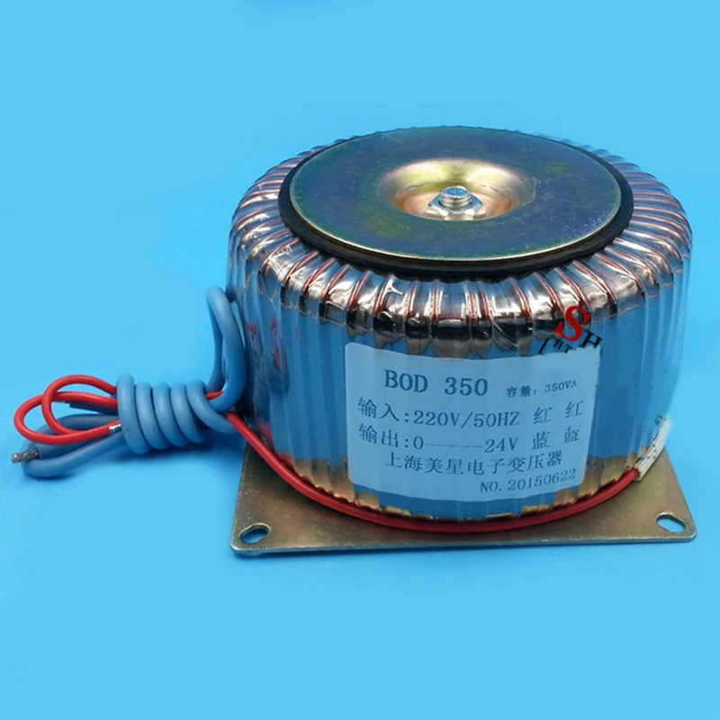 

BOD 350W toroidal transformer AC24V 15A power frequency single-phase transformer, all copper enameled wire