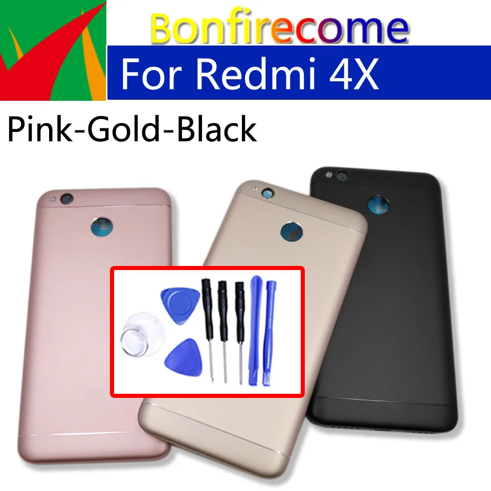 

4X Battery Back Cover For Xiaomi Redmi 4X Back Battery Door Rear Housing Cover Case Chassis Shell replacement