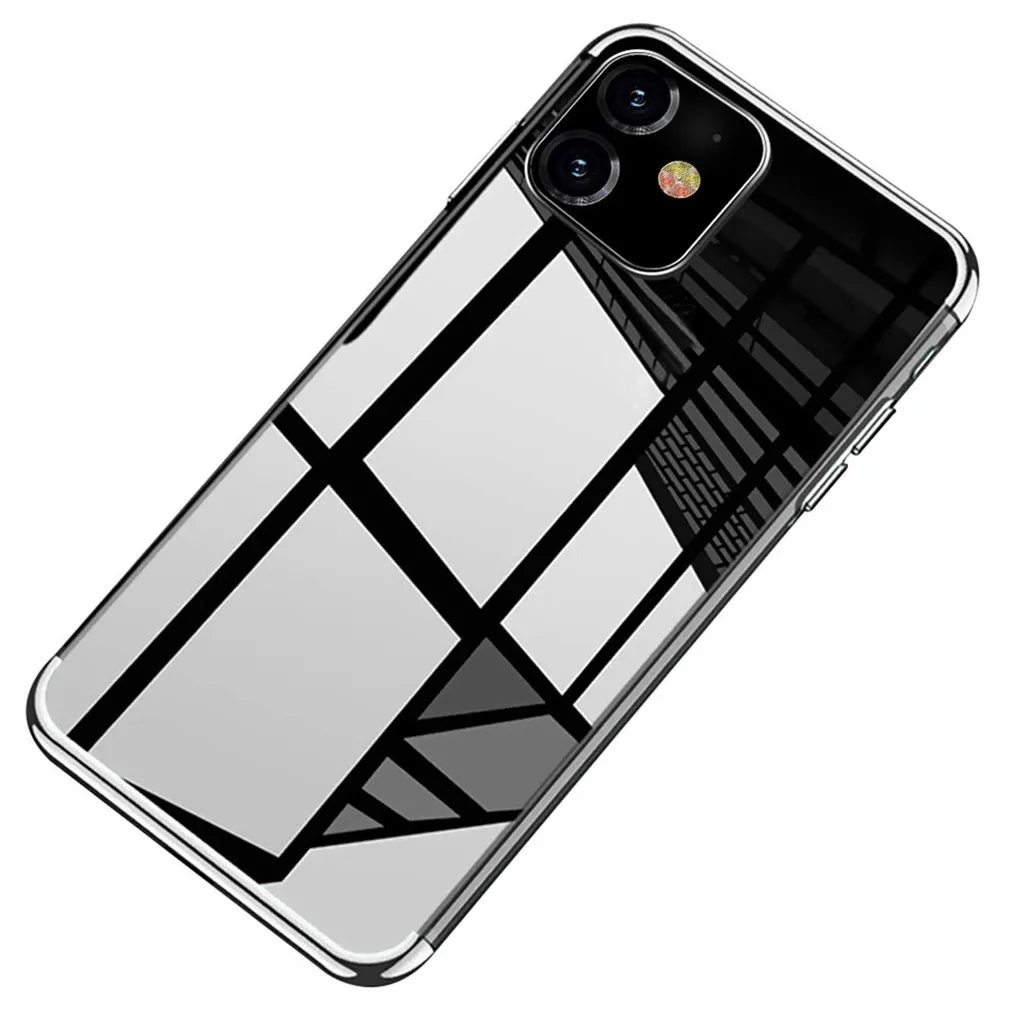 Mosunx тонкий амортизирующий прозрачный ТПУ чехол-бампер для iPhone 11 6,1 дюймов для iPhone 11Pro 5,8 Pro Max 6,5