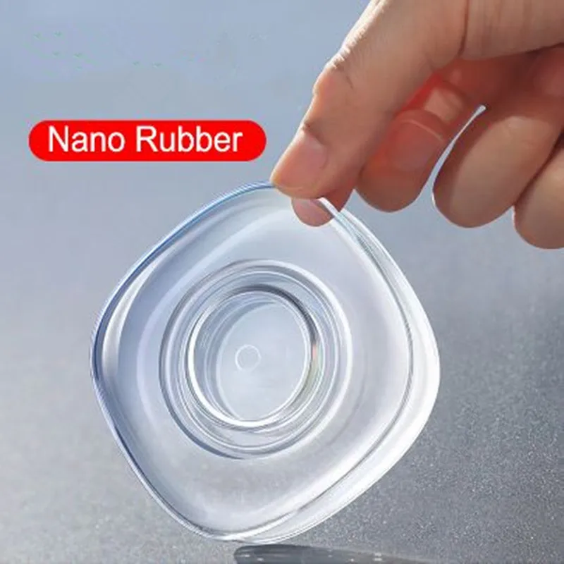 Nano Rubber Multi-Function Phone Holder For Wall Suction Car Phone Stand Cable Winder Strong Adsorption Gel Pad Desk Sticker car mobile phone holder gel paste magic nano stickers no trace magic nano universal paste rubber pad wall stickers for kitchen