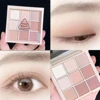 Paleta de sombra de ojos para todo mate, 9 colores, imprimación de sombra de ojos, brillo impermeable, pigmento de ojos Nude mate, polvo de sombra de ojos brillante ► Foto 3/6