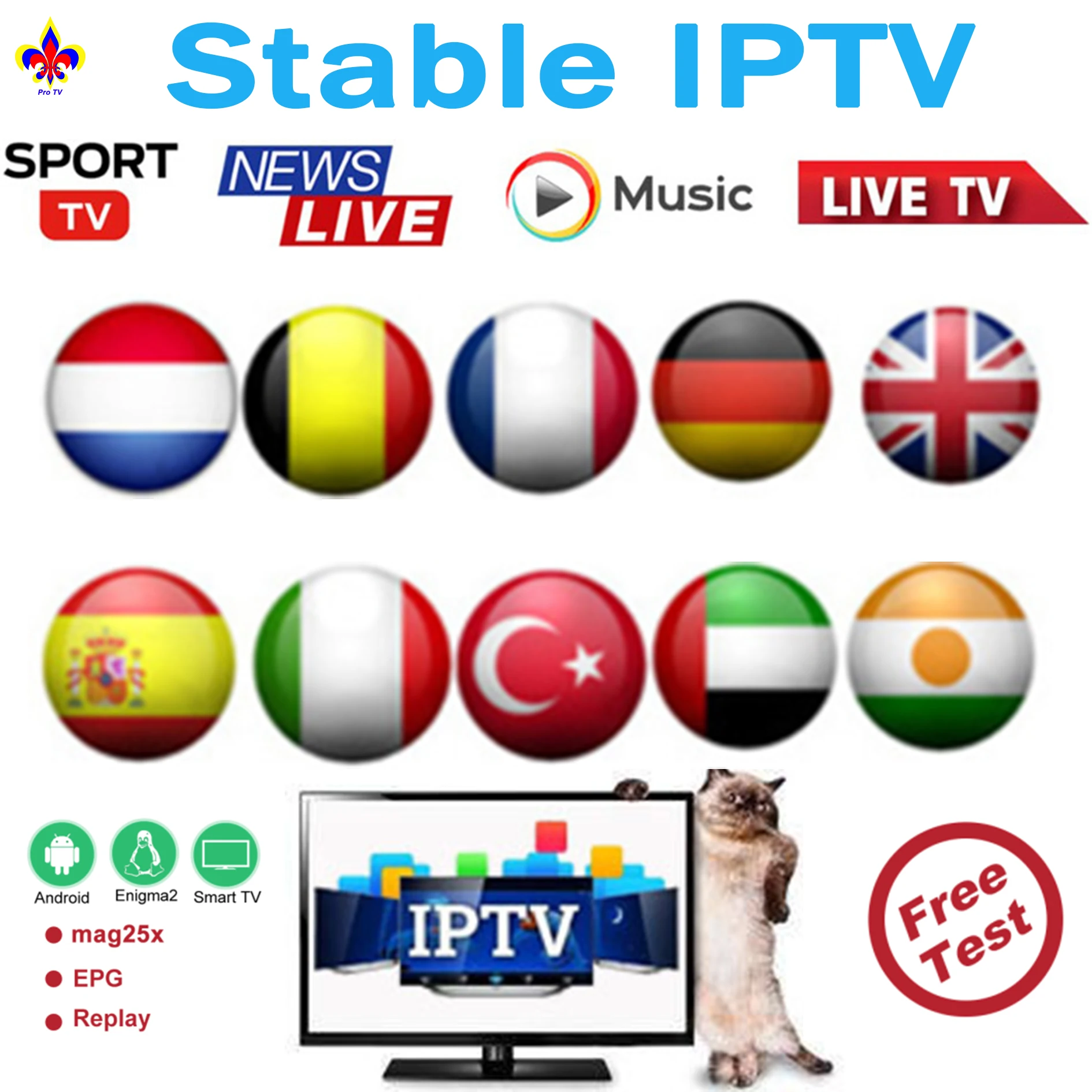 7500+ IP tv подписка Ip tv Италия Великобритания США немецкий французский испанский Канада Португалия Премиум для Android Box Enigma2 Smart tv PC MA9