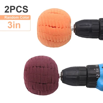 

GISAEV 3 Inch Car Wash Buffing Sponge Ball Finishing Motorcycle Cleaning Polish Pad Car Wheel Hub Wash Tools Car Accessories