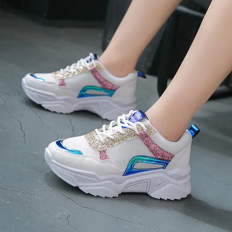 

2018 Spring Autumn Women Casual Shoes Comfortable Platform Shoes Woman Sneakers Ladies Trainers chaussure femme size 35-40