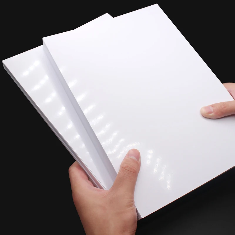A4 Double Side High Glossy Photo Paper For Laser Printer 105g 128g 157g 200g 250g 300g Laser Printing Paper Laser Coated Paper