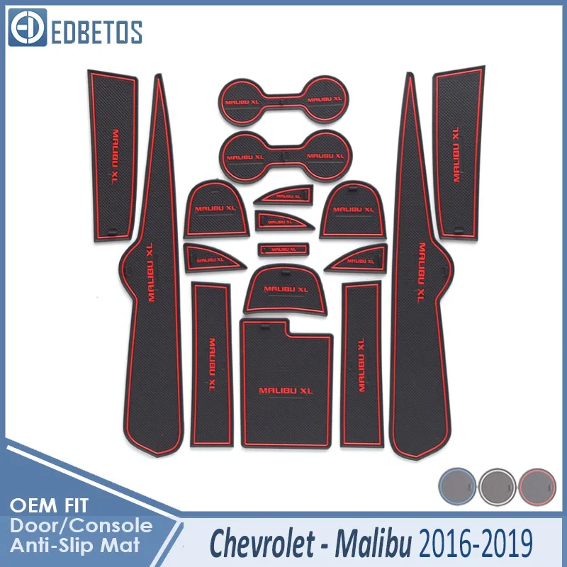 Противоскользящий коврик для Chevrolet Malibu 9th Gen MK9 Chevy аксессуары затворный слот подставка анти-грязный подложки