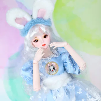 

60cm BJD Dolls Princess Doll Clothes Set Toy For Children - Reine Official Makeup Girls Gifts 2020 New Arrival