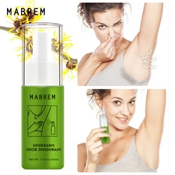 MABREM Body Odor Sweat Deodorant Spray Lasting Body Underarm Feet Sweating Deodorizer Eliminate Bad Smell Antiperspirants Unisex
