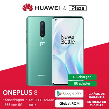 

Global Rom OnePlus 8 5G Smartphone Snapdragon 865 Octa Core 6.55'' 90Hz AMOLED Screen 48MP Triple Cams 4300mAh Warp Charge 30T