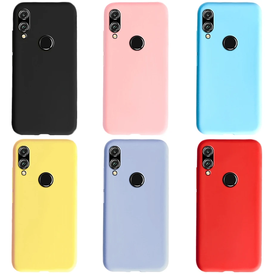 Funda trasera de silicona para Huawei Honor 8X, ultrafina, delgada, TPU, suave, mate, para Huawei 8x8 X, Honor 8X|Fundas antigolpes teléfono| -