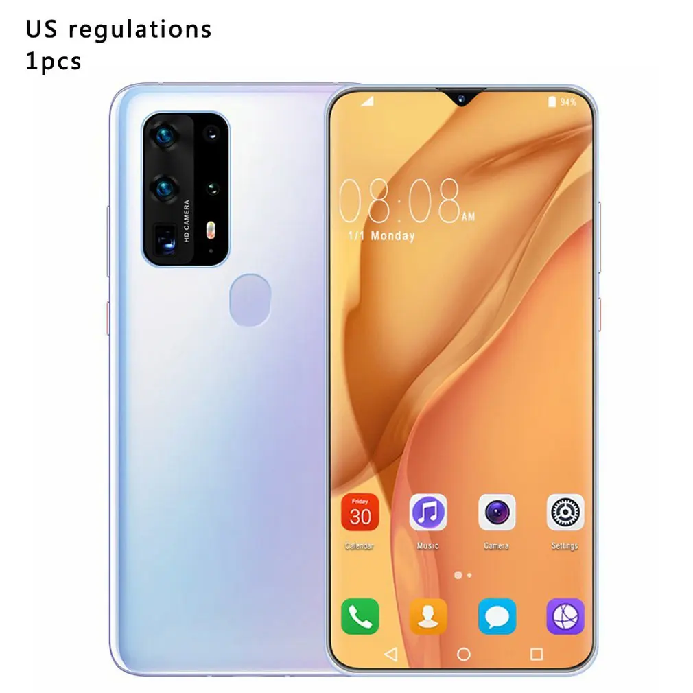

P43pro 6.7 inch water drop screen 2+16GB mobile phone smart phone Fingerprint unlock technology phone