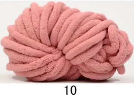 Baby Pink DIY супер объемная шерсть 2,5 см толстый домашний ковер, вязаная шенилловая пряжа для вязания, товары для ручного вязания D30 - Цвет: Baby Pink