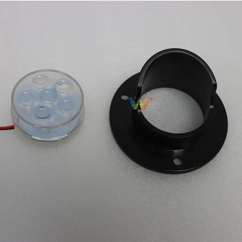 DC12V 50mm Diameter Yellow Amber Cluster Traffic Signal Module Arrow Board Light traffic signal wand