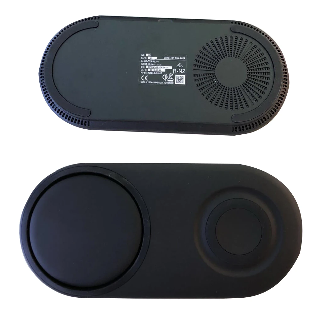 EP P5200 12V адаптер Универсальные часы USB порт Беспроводное зарядное устройство для телефона портативное прочное Qi черное быстрое зарядное устройство 2,0 для samsung