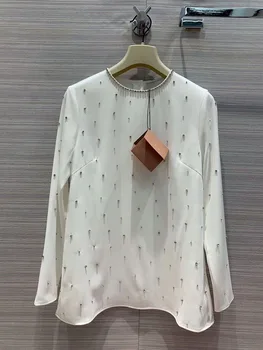 

At16285 Beautiful Matter Chronicles 2020 Good Morning! Suit-dress Temperament Grace Location Nail Pearl Round Neck Small Jacket