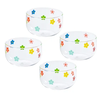 

Glass Bowl Adorable Durable Dessert Bowl Food Serving Bowls for Home