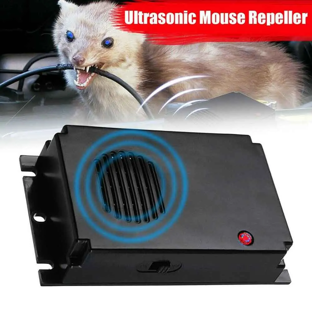 Casa/coche ultrasónico electrónico de Control de plagas de roedores rata ratón repelente ratones repelente de ratones Anti del Mosquito repelente roedores