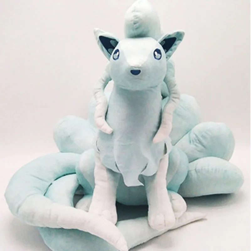 

50cm 2kg Big Size Alola Alolan Vulpix Plush Eevee Ex Gx Mega Dolls S Kids Gift