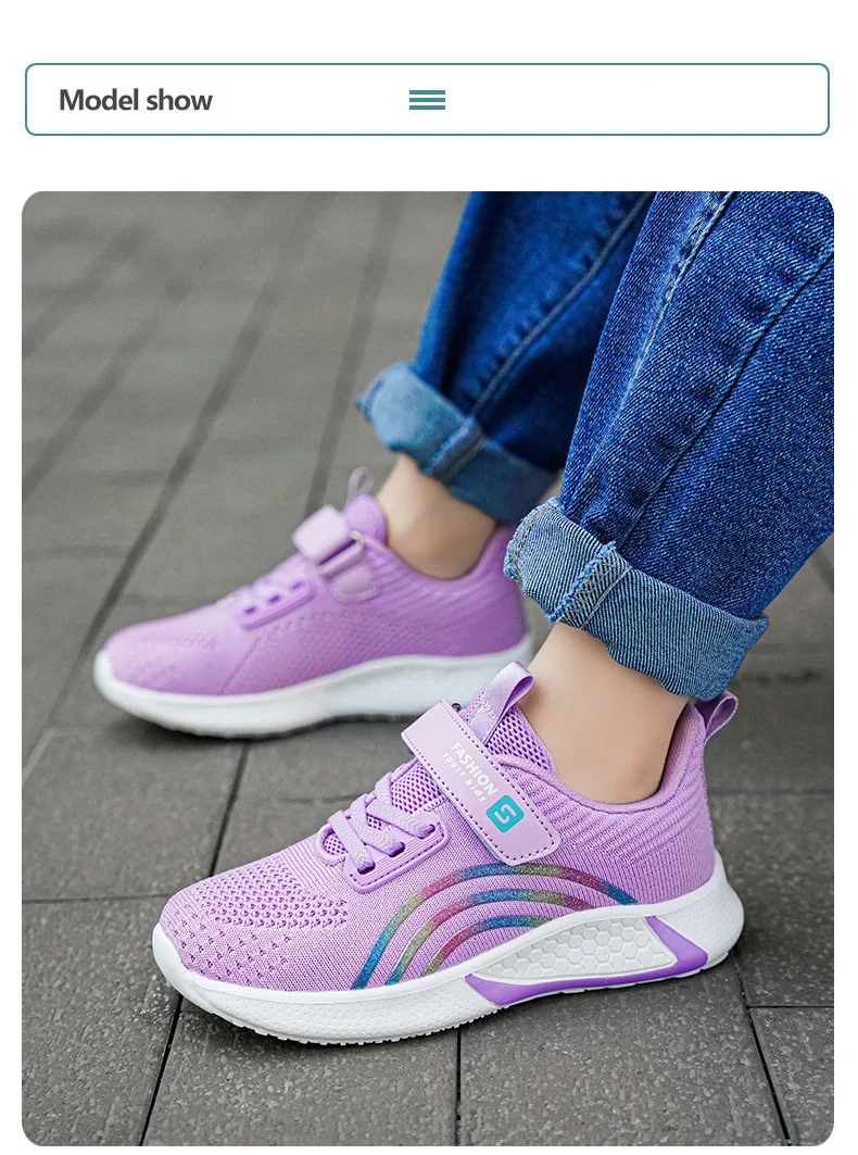 comfortable sandals child Spring Autumn Kids Shoes Baby Girls Children's Casual Sneakers Breathable Soft Anti-Slip Walking Running Sports Shoes Size 26-38 best leather shoes