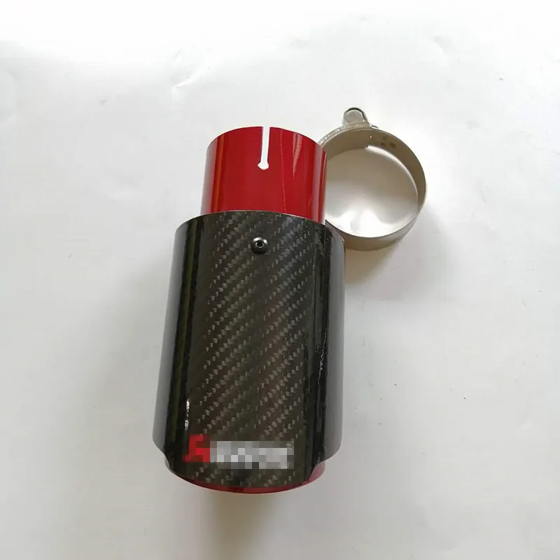 1 шт. Akrapovic выхлопные трубы для автомобиля глянцевый карбоновый глушитель