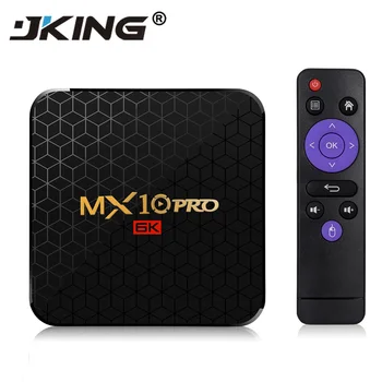 

6K TV Box MX10 Pro Android 9.0 Allwinner H6 Quad Core 4GB 32GB 64GB 2.4G WiFi USB3.0 Support 6K*4K H.265 Smart Media Player