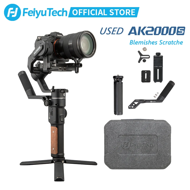 Бывший в употреблении Профессиональный стабилизатор FeiyuTech AK2000S DSLR для камеры