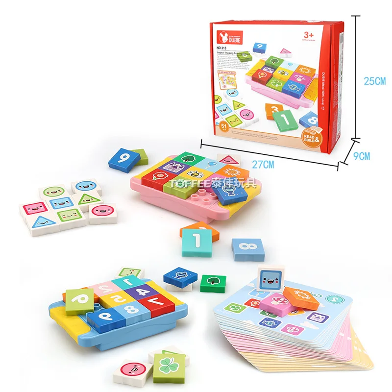 

Wange 313 Building Blocks Children's Educational Mental DIY Toy GIRL'S Building Blocks Fight Inserted Logical Thinking Training
