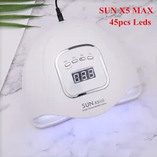 SUNX5 Max УФ лампы светодиодный Сушилка для ногтей 80 Вт маникюрная машинка для Гель-лак Быстросохнущий 10/30/60/99s таймер автоматического Сенсор и нейл-арта