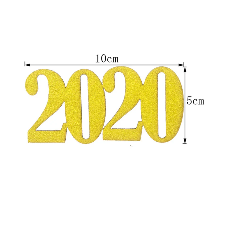 Hello 2020 новый год Топпер для кексов Луна снежинка искусственный десертный стол