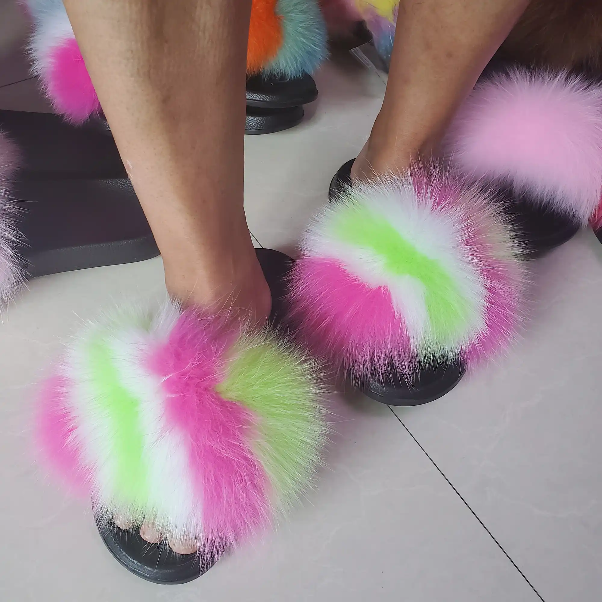 sexy fuzzy slippers