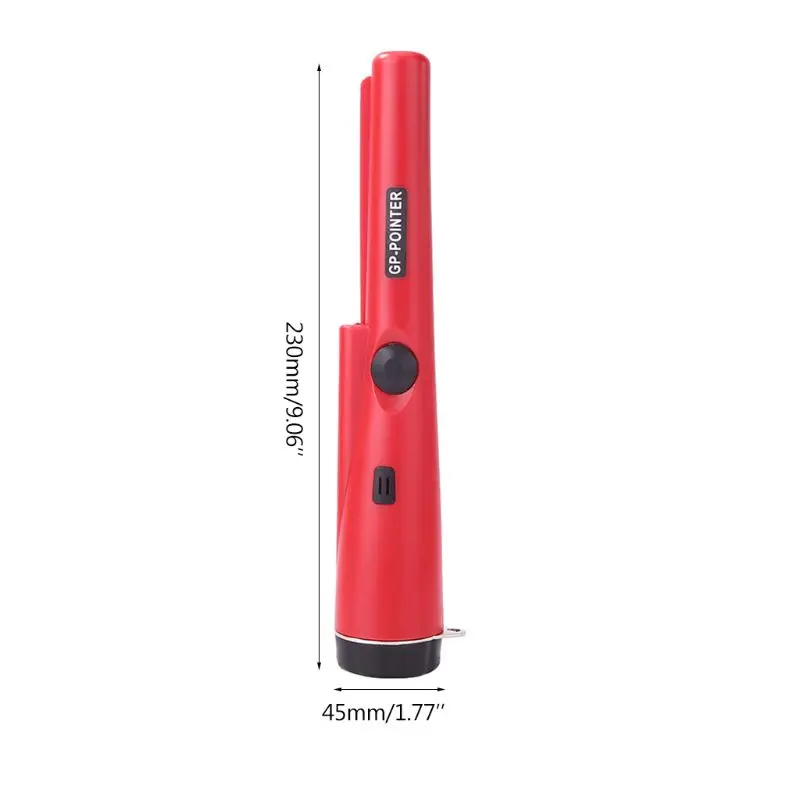 OOTDTY Metal Detector GP-Pointer Pinpointing Pointer Pin Finder w/ Alarm Light Bracelet