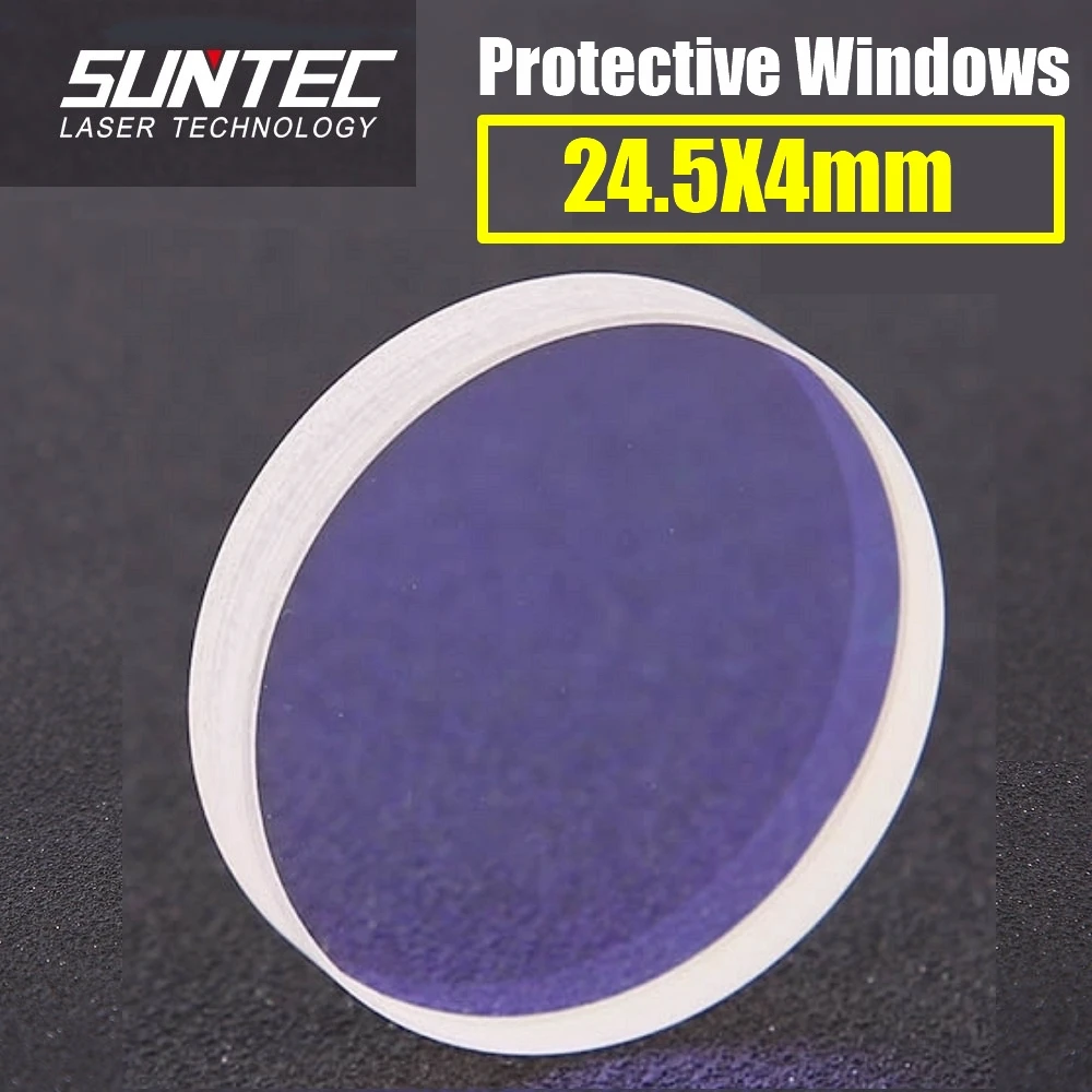 

Suntec Laser WSX Protective Window Lens 25.4*4mm for fiber laser Cutting Rofin Favon WSX Laser 0-2000W Laser Cutting Machines