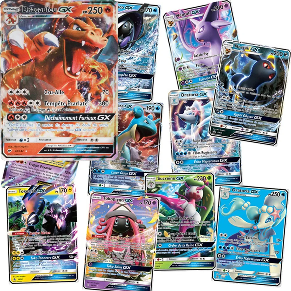 Tomy Pokemon French MEGA Shining Cards TAKARA TOMY игра битва Carte торговые карты детская игрушка |