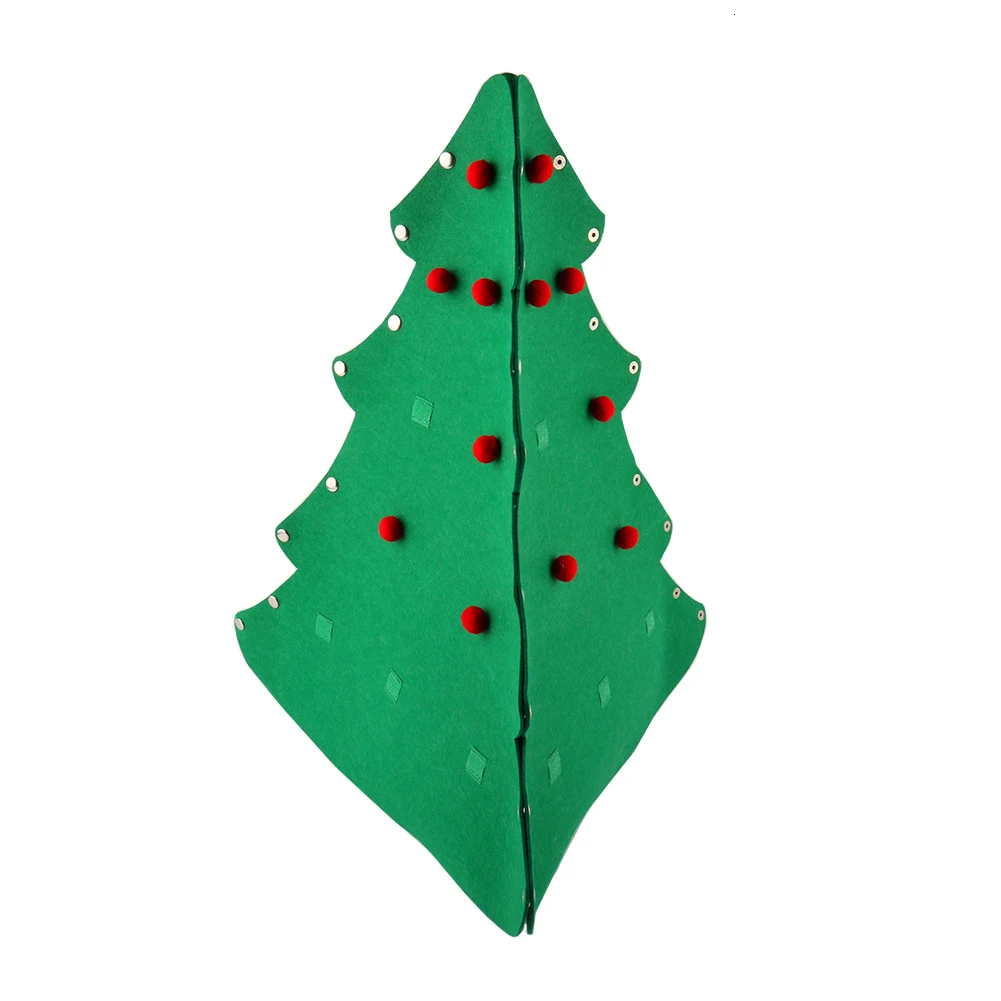 DIY Felt Christmas Tree New Year Gifts Kids Toys Artificial Wall Hanging Ornaments Xmas Decoration For Home Arbol De Navidad
