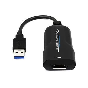 

1080P 60 Frames HD HDMI Game Capture Card USB 3.0 to HDMI Adapter Audio Game Capture Video Cable