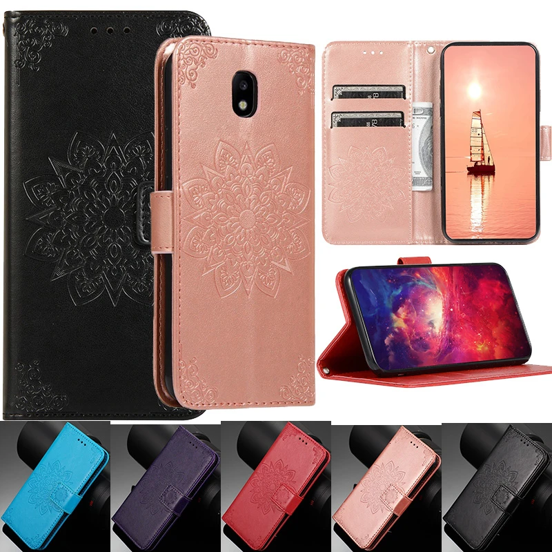 

Flip Leather Case For Samsung Galaxy J3 2017 Wallets J330 Magnetic Card Slot Bracket Cover For Samsung J32017 EU J330 Cases Bags